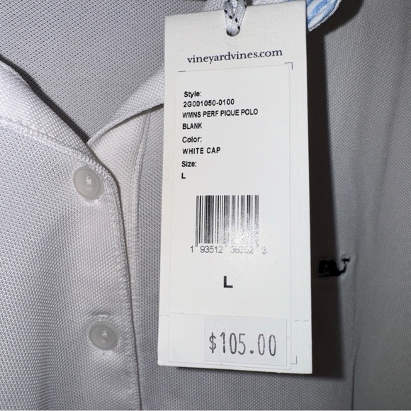Vineyard Vines Woman’s Performance Pique Polo - Picture 7 of 11